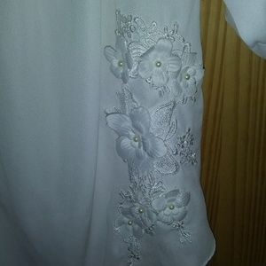 White chiffon blouse